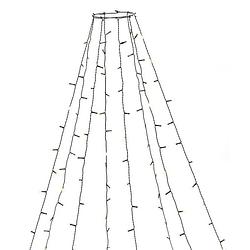 Foto van Konstsmide kerstboomverlichting boommantel 240 led abs zwart