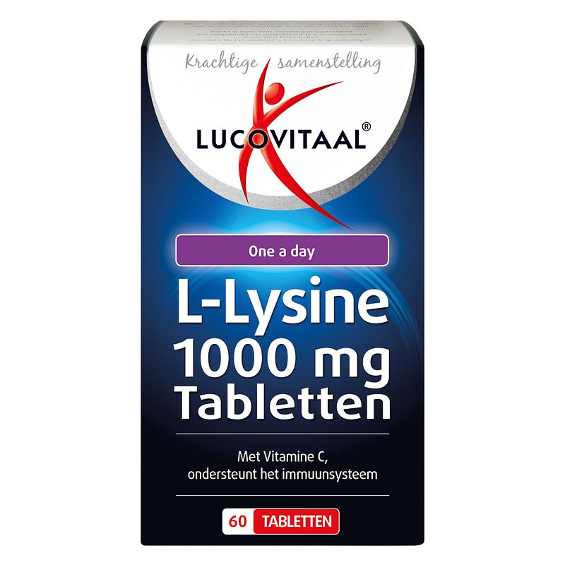 Foto van Lucovitaal l-lysine 1000mg tabletten