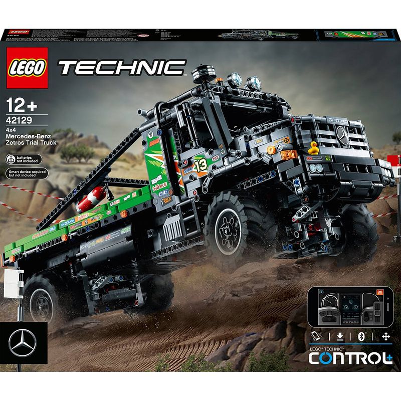 Foto van Lego technic 4x4 mercedes-benz zetros trial truck - 42129