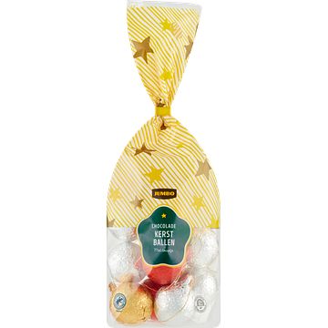 Foto van Jumbo chocolade kerstballen 195 g