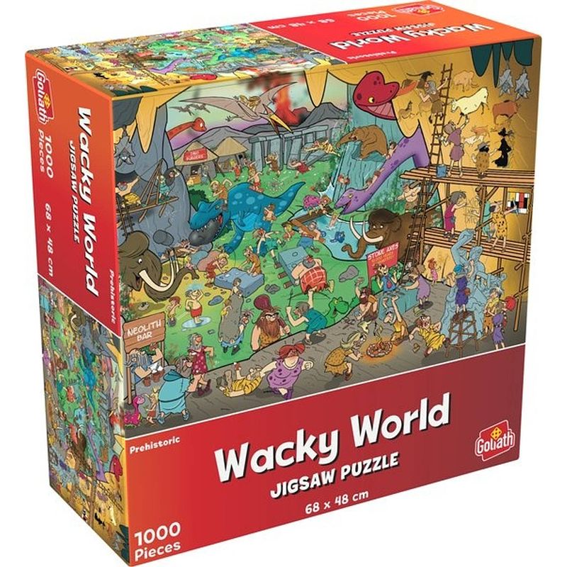 Foto van Goliath wacky world prehistoric puzzel 1000 stukjes