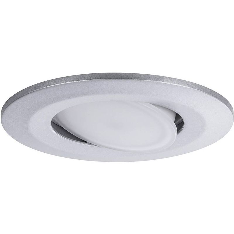 Foto van Paulmann calla led-inbouwlamp voor badkamer 6.5 w ip65 chroom (mat)