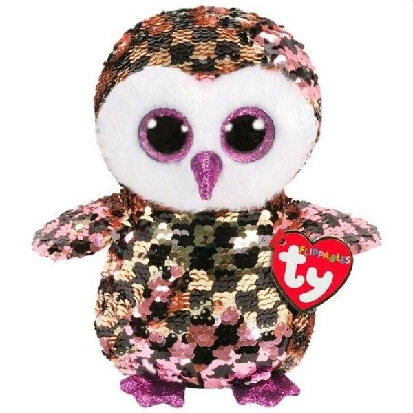 Foto van Ty flippables dangler the owl 15cm