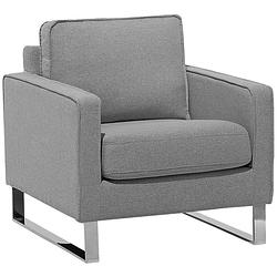 Foto van Beliani vind - fauteuil-grijs-polyester