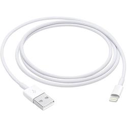 Foto van Apple apple ipad/iphone/ipod aansluitkabel [1x apple dock-stekker lightning - 1x usb-a 2.0 stekker] 1.00 m wit