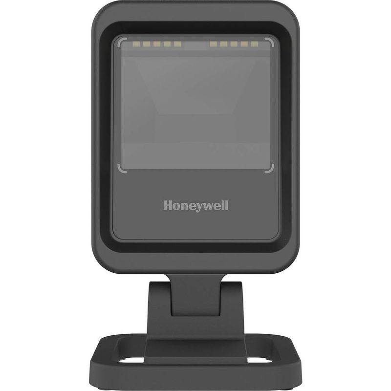 Foto van Honeywell aidc genesis xp 7680g 2d-barcodescanner kabel 1d, 2d imager zwart handmatig incl. standaard usb, rs232