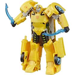 Foto van Transformers transformer cyberverse bumblebee junior 22,9 cm geel