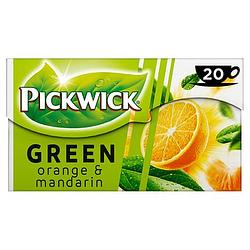 Foto van Pickwick orange mandarin groene thee 20 stuks bij jumbo