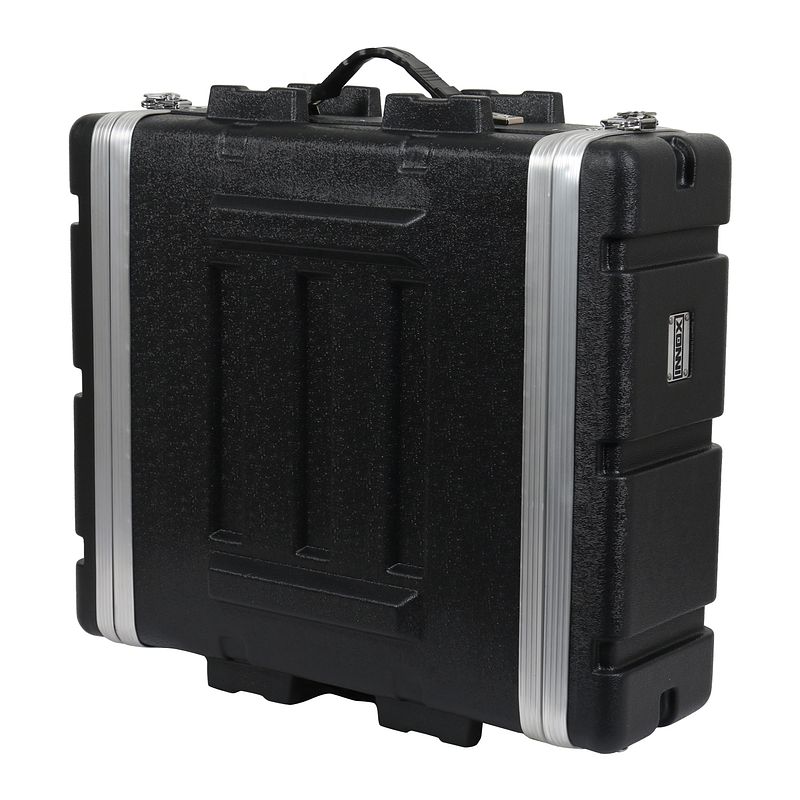 Foto van Innox abs-19-3u 19 inch abs doubledoor flightcase 3u, extra diep