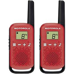 Foto van Motorola solutions motorola talkabout t42 rot pmr-portofoon set van 2 stuks