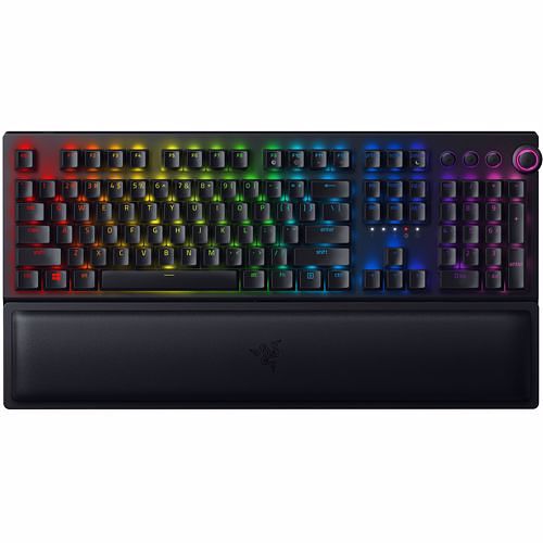 Foto van Razer gaming toetsenbord blackwidow v3 pro green switch (zwart)