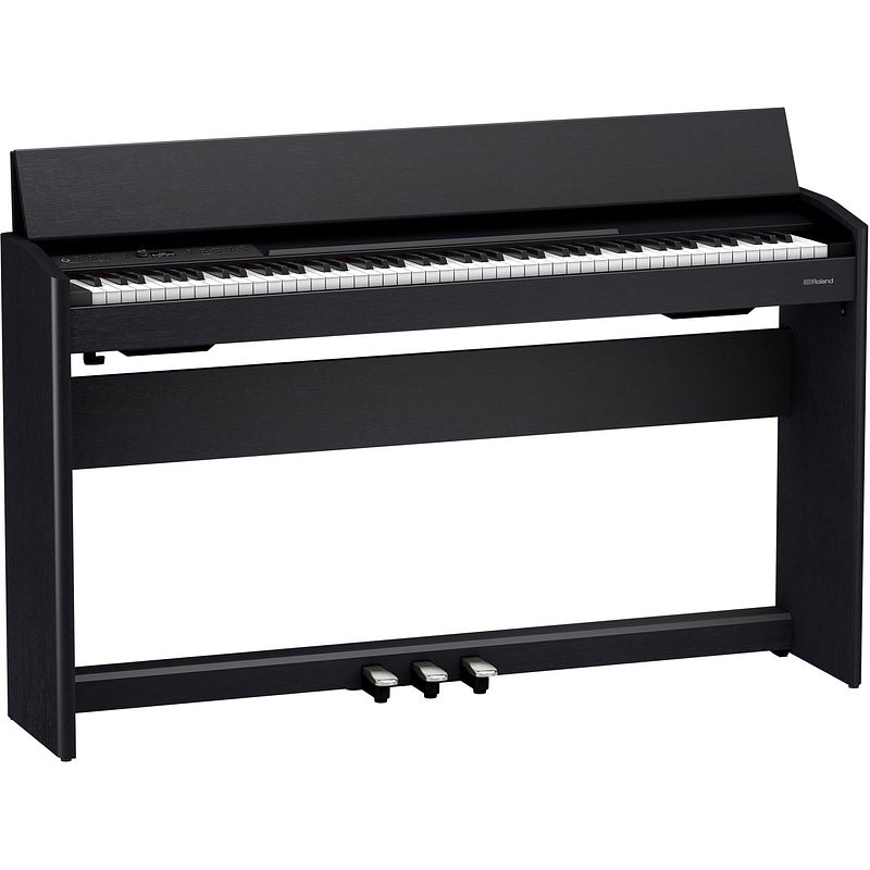 Foto van Roland f701-cb contemporary black digitale piano