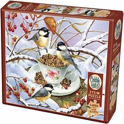 Foto van Cobble hill easy handling puzzle 275 pieces - chickadee tea
