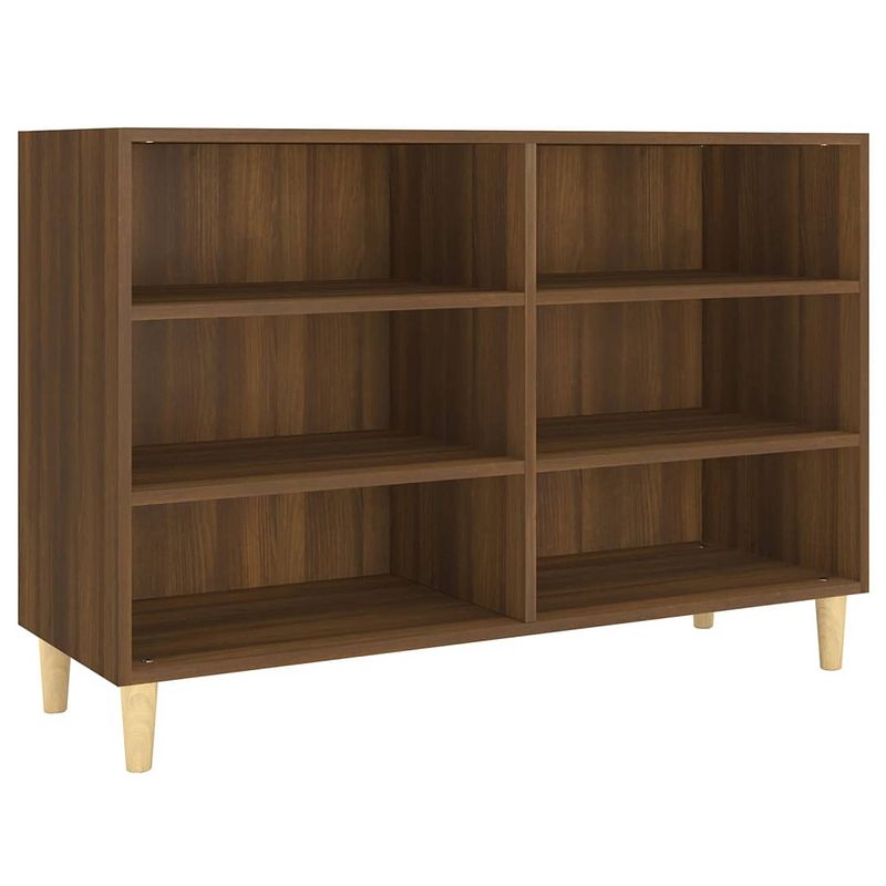 Foto van Vidaxl dressoir 103,5x35x70 cm spaanplaat bruineikenkleurig