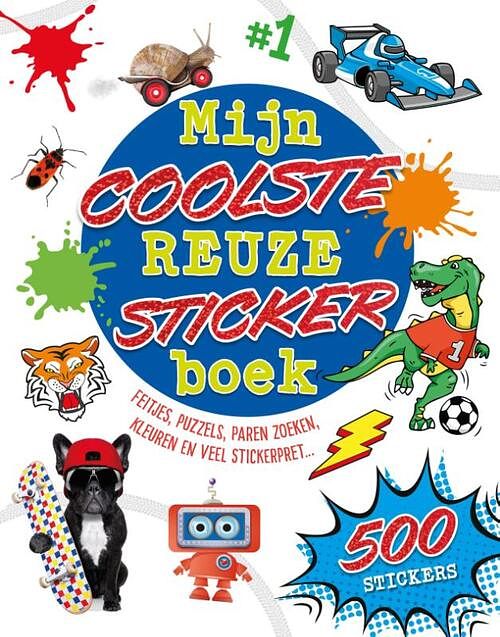 Foto van Mijn coolste reuzestickerboek - reuzestickerboeken - claire sipi - paperback (9789036643061)