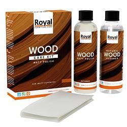 Foto van Oranje furniture care mat polish + cleaner wood care kit - 250ml