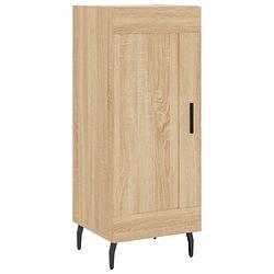 Foto van Infiori dressoir 34,5x34x90 cm bewerkt hout sonoma eiken