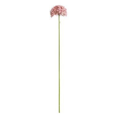 Foto van Kunstbloem allium - roze - 62 cm - leen bakker