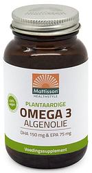 Foto van Mattisson healthstyle omega 3 algenolie capsules