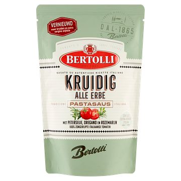 Foto van Bertolli kruidig pastasaus 460g bij jumbo