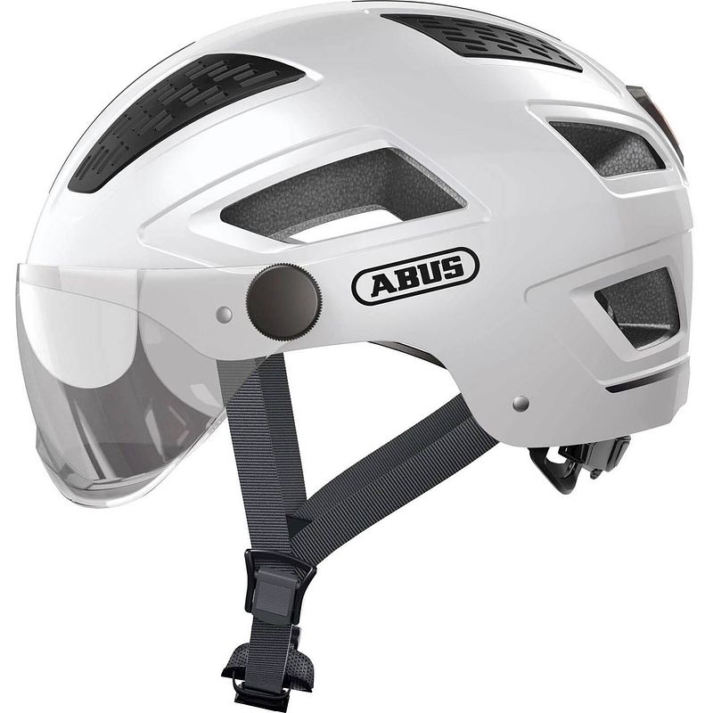 Foto van Abus helm hyban 2.0 ace polar white l 56-61cm