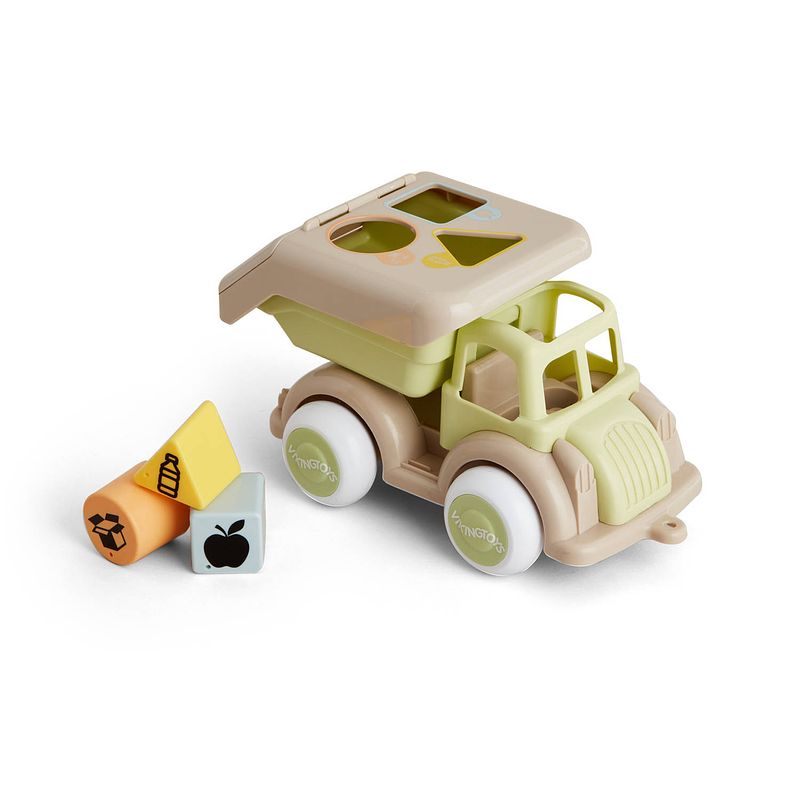 Foto van Viking toys ecoline - vrachtwagen vormenstoof recycling