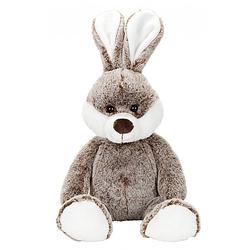Foto van Pluche bruine konijn/haas knuffel 22 cm speelgoed - knuffel huisdieren