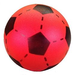 Foto van Foam soft voetbal rood 20 cm - voetballen