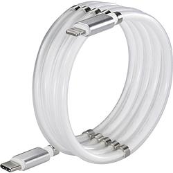 Foto van Renkforce usb-kabel usb 2.0 usb-c stekker, apple lightning stekker 1.00 m wit to-6886779