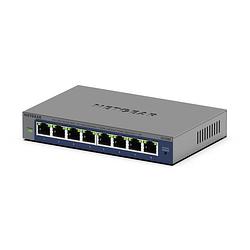 Foto van Netgear gs108ev4 switch (8-port gigabit prosafe plus) switch grijs