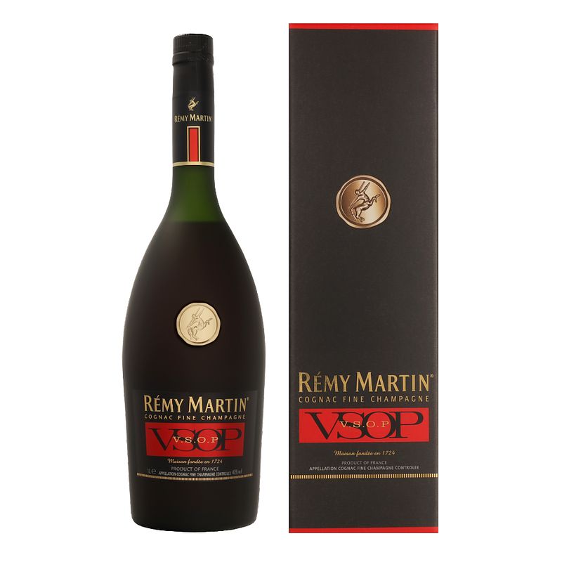Foto van Remy martin vsop 1ltr cognac + giftbox