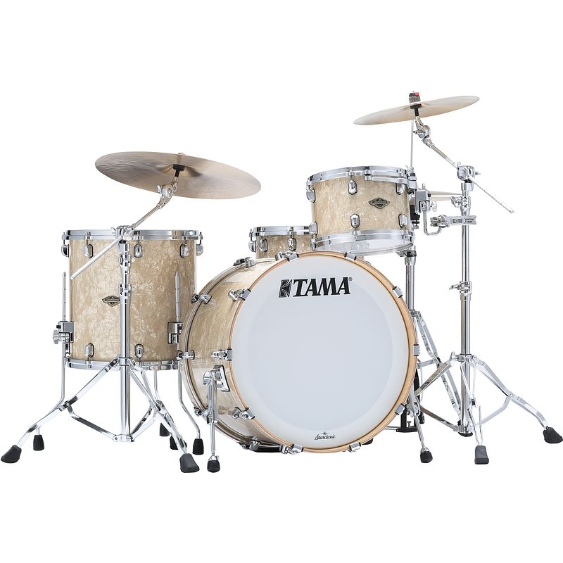 Foto van Tama wbr32rzs-vmp starclassic w/b vintage marine pearl 3d. shellset