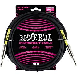 Foto van Ernie ball 6048 classic instrument cable, 3 meter, zwart