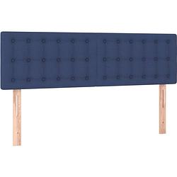 Foto van The living store boxspringbed - the living store - bed - 203 x 147 x 78/88 cm - blauw