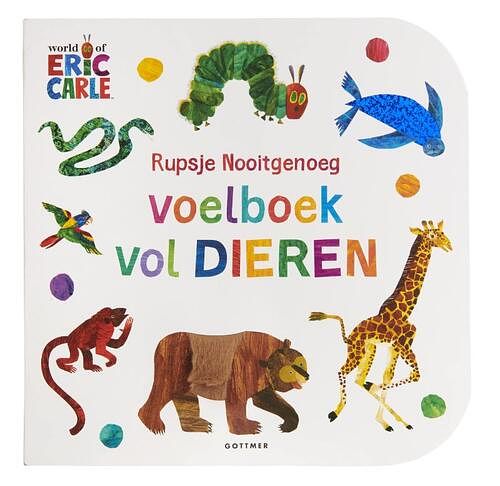 Foto van Rupsje nooitgenoeg voelboek vol dieren - eric carle - kartonboekje;kartonboekje (9789025777098)