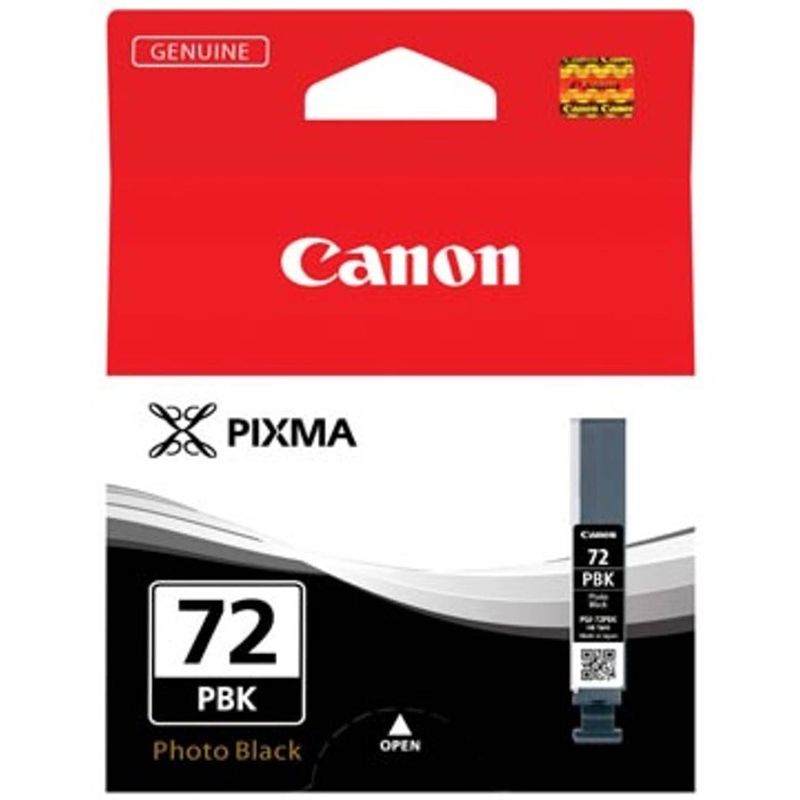 Foto van Canon inktcartridge pgi-72pbk licht zwart, 14 ml - oem: 6403b001