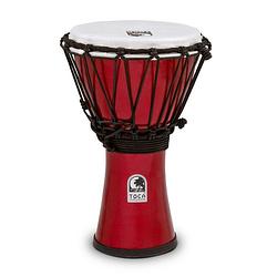 Foto van Toca tfcdj-7mr freestyle colorsound djembe 7 inch metallic rood