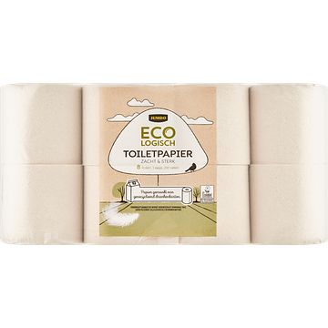 Foto van Jumbo ecologisch toiletpapier 3 laags 8 rollen