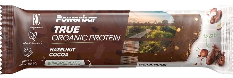 Foto van Powerbar true organic protein hazelnut cocoa