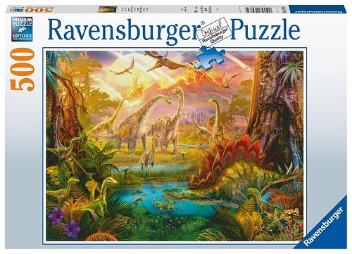 Foto van Land van de dinosauriã«rs (500 stukjes) - puzzel;puzzel (4005556169832)