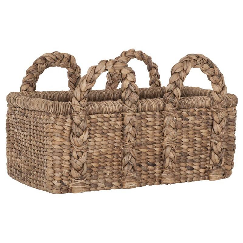 Foto van Must living basket colony reqtangular low,36x61x35 cm, waterhyacinth