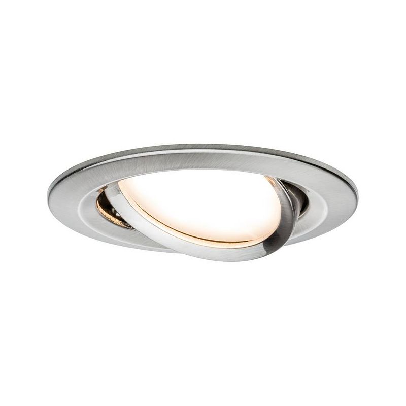 Foto van Paulmann 93446 nova inbouwlamp led led 6 w ijzer (geborsteld)