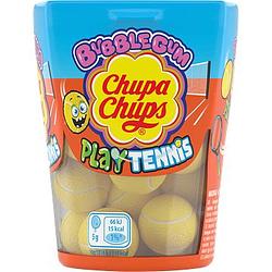 Foto van Chupa chups bubblegum play tennis pot 18 stuks bij jumbo