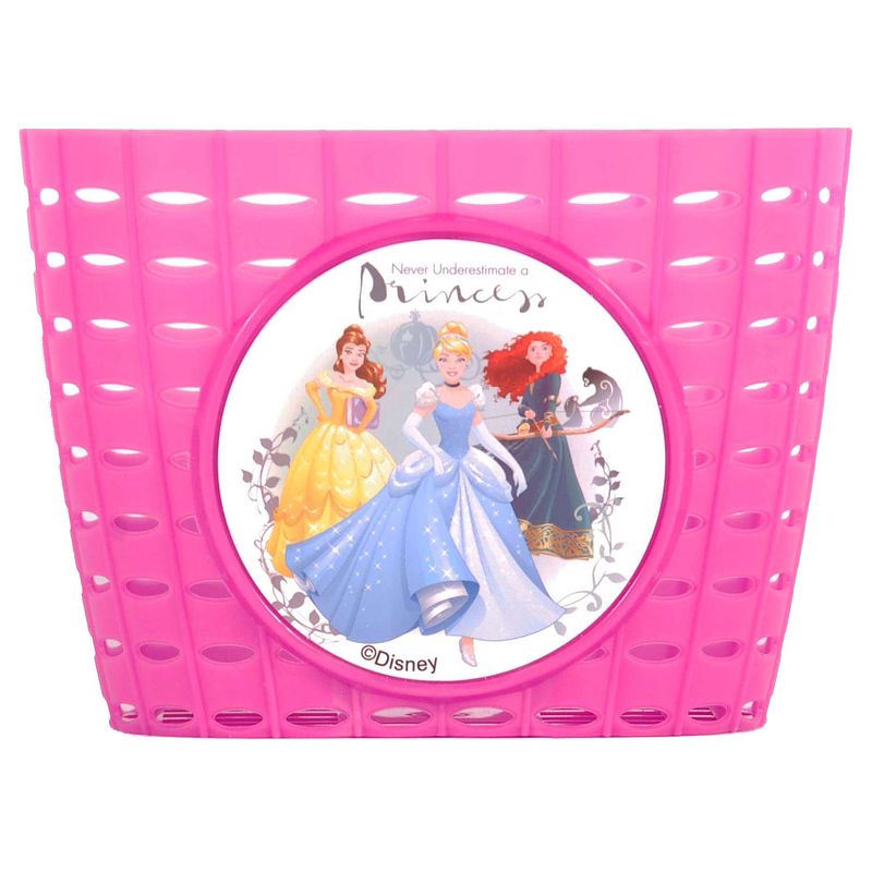 Foto van Disney princess fietsmandje plastic roze