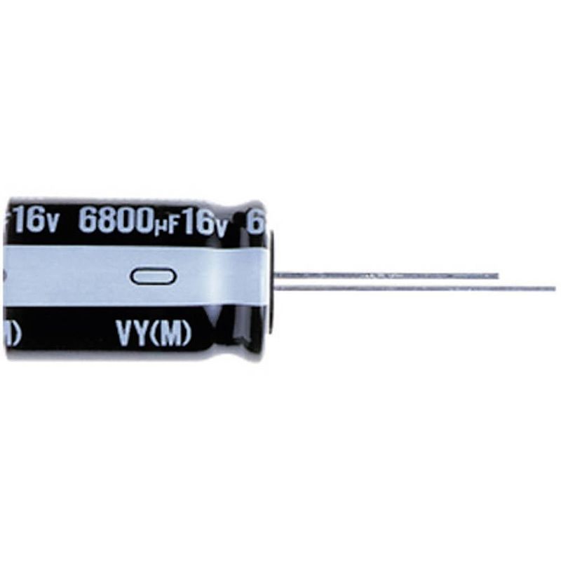 Foto van Nichicon uvy2g4r7mpd elektrolytische condensator radiaal bedraad 5 mm 4.7 µf 400 v 20 % (ø x l) 10 mm x 12.5 mm 1 stuk(s)