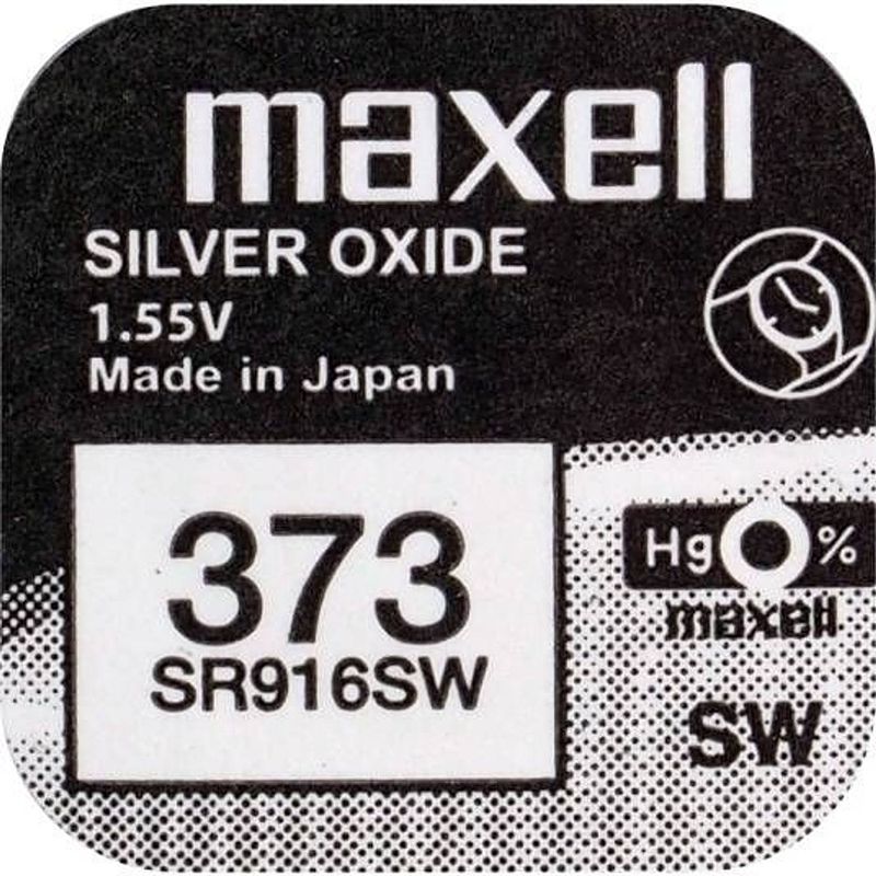 Foto van Maxell silver oxide 373 blister 1