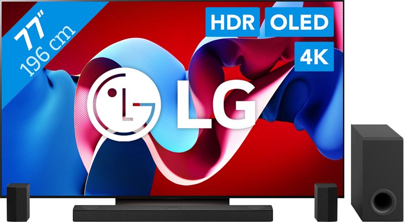 Foto van Lg oled77c46la (2024)  + soundbar