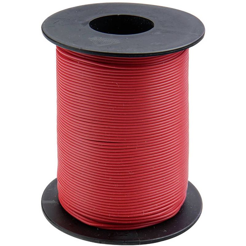 Foto van Donau elektronik 125-s50-0 draad 1 x 0.25 mm² rood 50 m