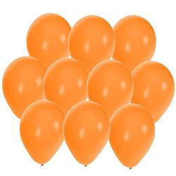 Foto van 30x stuks oranje party ballonnen 27 cm - ballonnen