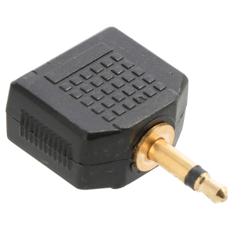 Foto van Devine ada149 adapter 2x3.5mm jack female - 3.5mm jack mono male